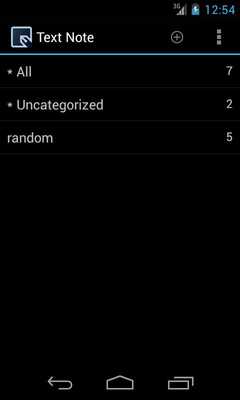 Emulate Android APK Text file based note taker