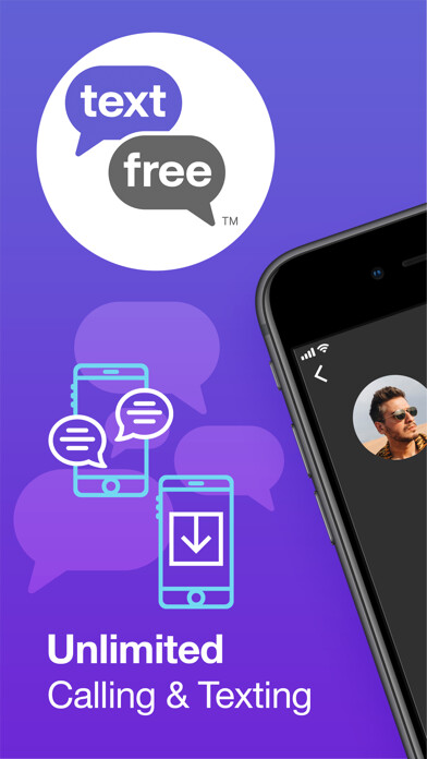 Emulate iPhone app TextFree: Private Texting App using MyAndroid