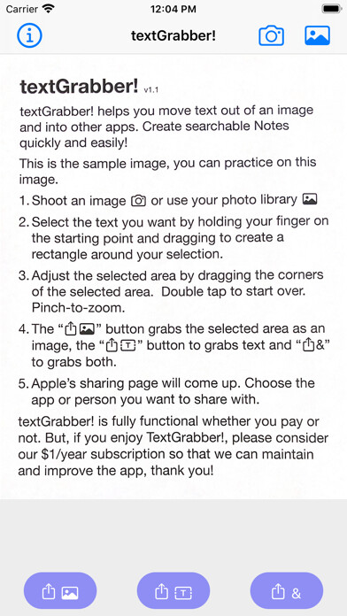 Emulate iPhone app textGrabber! using MyAndroid Emulate iPhone app textGrabber! using MyAndroid