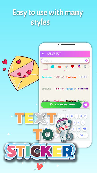 Run android online APK Texticker, Text Sticker Maker from MyAndroid or emulate Texticker, Text Sticker Maker using MyAndroid