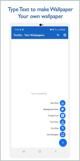 Run android online APK Textify - Text Wallpapers from MyAndroid or emulate Textify - Text Wallpapers using MyAndroid Run android online APK Textify - Text Wallpapers from MyAndroid or emulate Textify - Text Wallpapers using MyAndroid