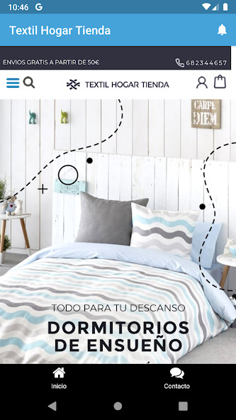 Run android online APK Textil Hogar Tienda from MyAndroid or emulate Textil Hogar Tienda using MyAndroid