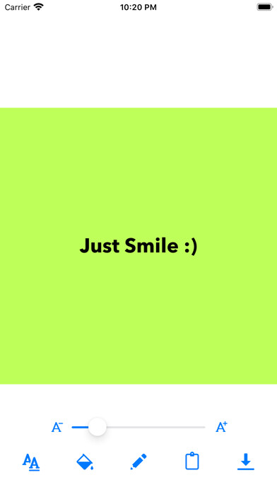 Emulate iPhone app Text Image - Simple & Nice using MyAndroid