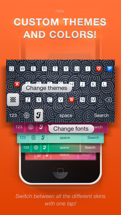 Emulate iPhone app Textizer Font Keyboards Free - Fancy Keyboard themes with Emoji Fonts for Instagram using MyAndroid
