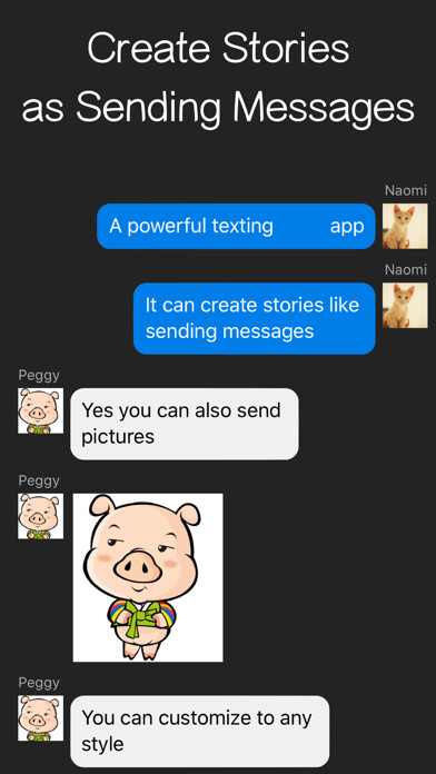 Emulate iPhone app Text Message Chat Video Maker using MyAndroid