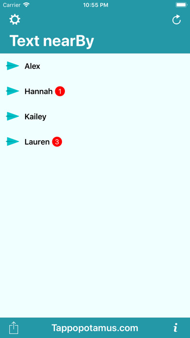 Emulate iPhone app Text nearBy using MyAndroid Emulate iPhone app Text nearBy using MyAndroid