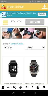 Emulate Android APK Text, Note HTML To PDF Emulate Android APK Text, Note HTML To PDF