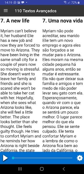 Run android online APK Textos em Inglês Premium from MyAndroid or emulate Textos em Inglês Premium using MyAndroid