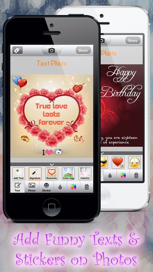 Emulate iPhone app TextPhoto - Texting for Instagram & Facebook using MyAndroid Emulate iPhone app TextPhoto - Texting for Instagram & Facebook using MyAndroid