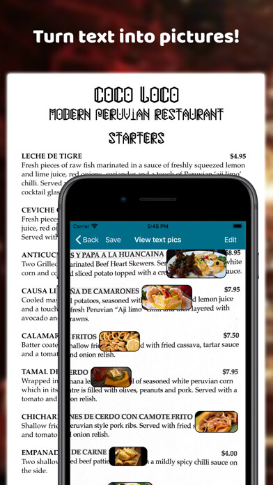 Emulate iPhone app Text Pics! using MyAndroid