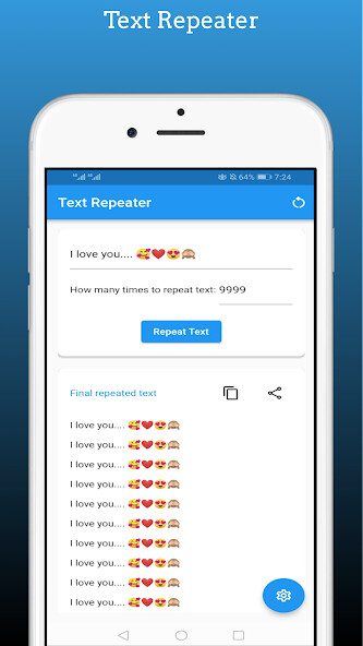 Run android online APK Text Repeater 2023 from MyAndroid or emulate Text Repeater 2023 using MyAndroid Run android online APK Text Repeater 2023 from MyAndroid or emulate Text Repeater 2023 using MyAndroid
