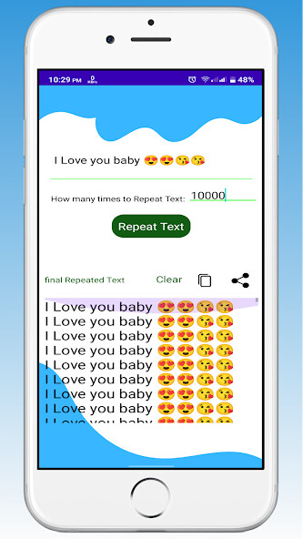Run android online APK Text Repeater: Repeat Text 15K from MyAndroid or emulate Text Repeater: Repeat Text 15K using MyAndroid Run android online APK Text Repeater: Repeat Text 15K from MyAndroid or emulate Text Repeater: Repeat Text 15K using MyAndroid