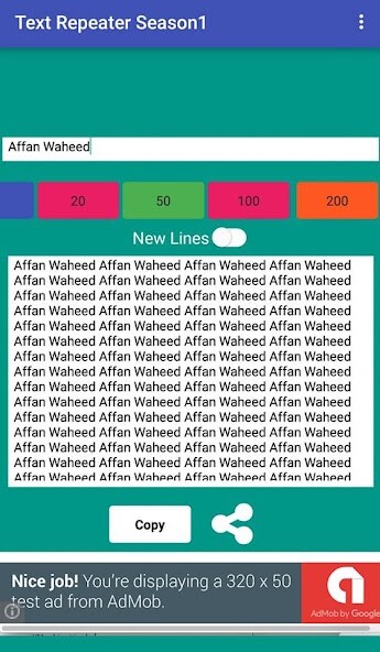Run android online APK Text Repeater Season 1 from MyAndroid or emulate Text Repeater Season 1 using MyAndroid