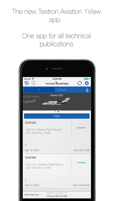 Emulate iPhone app Textron Aviation 1View using MyAndroid Emulate iPhone app Textron Aviation 1View using MyAndroid