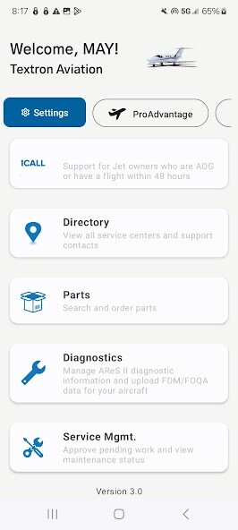 Emulate iPhone app Textron Aviation Service using MyAndroid Emulate iPhone app Textron Aviation Service using MyAndroid