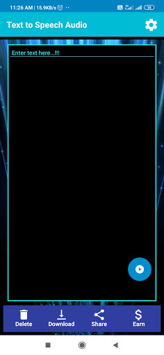 Run android online APK Text to Speech Audio from MyAndroid or emulate Text to Speech Audio using MyAndroid