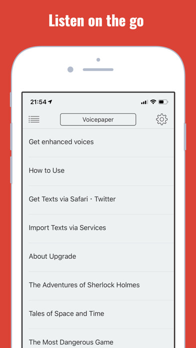 Emulate iPhone app Text to Speech Voicepaper 2 using MyAndroid Emulate iPhone app Text to Speech Voicepaper 2 using MyAndroid