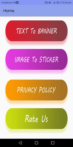 Run android online APK Text to WA-Banner and Sticker from MyAndroid or emulate Text to WA-Banner and Sticker using MyAndroid