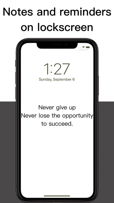Emulate iPhone app Text Wallpaper: By yourself using MyAndroid