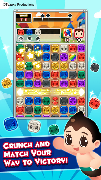 Emulate iPhone app Tezuka World: Astro Crunch - Free Match 3 Game using MyAndroid Emulate iPhone app Tezuka World: Astro Crunch - Free Match 3 Game using MyAndroid
