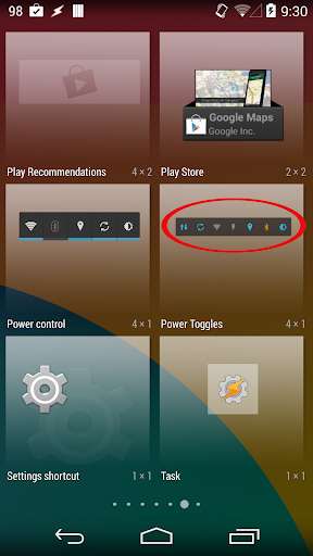 Emulate Android APK TF: Toggle Light