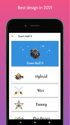 Run android online APK TH9-Base Design for COC from MyAndroid or emulate TH9-Base Design for COC using MyAndroid