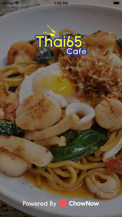 Emulate iPhone app Thai 65 Cafe using MyAndroid Emulate iPhone app Thai 65 Cafe using MyAndroid