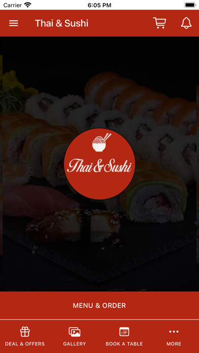 Emulate iPhone app Thai and Sushi using MyAndroid