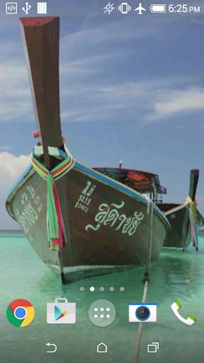 Emulate Android APK Thai boats live wallpaper Emulate Android APK Thai boats live wallpaper