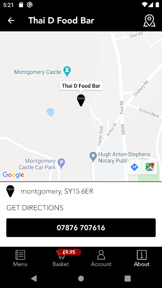 Run android online APK Thai D Food Bar from MyAndroid or emulate Thai D Food Bar using MyAndroid
