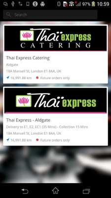Emulate Android APK Thai Express