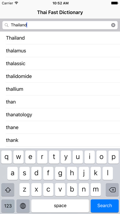 Emulate iPhone app Thai Fast Dictionary using MyAndroid Emulate iPhone app Thai Fast Dictionary using MyAndroid