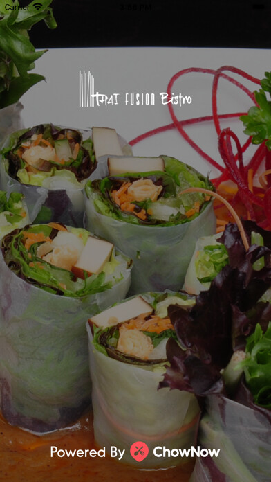 Emulate iPhone app Thai Fusion Bistro using MyAndroid