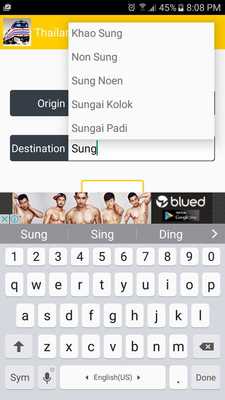 Emulate Android APK Thailand Railway Check Time