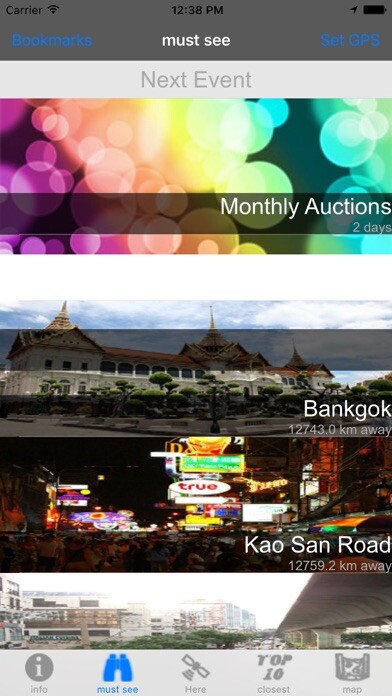 Emulate iPhone app Thailand Travel Guide - Thai using MyAndroid
