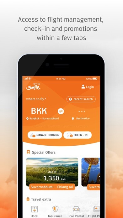 Emulate iPhone app THAI Smile Airways using MyAndroid Emulate iPhone app THAI Smile Airways using MyAndroid