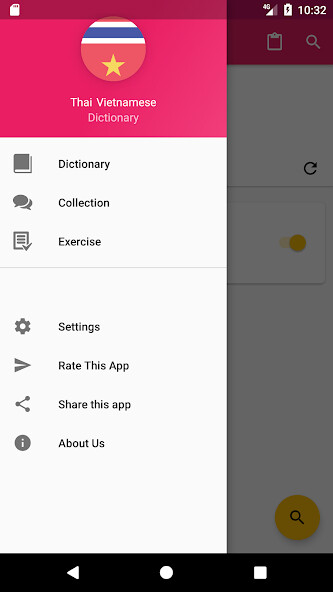 Run android online APK Thai Vietnamese dictionary from MyAndroid or emulate Thai Vietnamese dictionary using MyAndroid Run android online APK Thai Vietnamese dictionary from MyAndroid or emulate Thai Vietnamese dictionary using MyAndroid