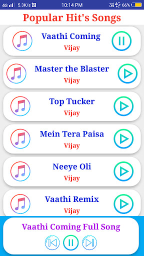 Run android online APK Thalapathy Vijay All Songs from MyAndroid or emulate Thalapathy Vijay All Songs using MyAndroid