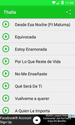 Emulate Android APK Thalia de Songs Emulate Android APK Thalia de Songs