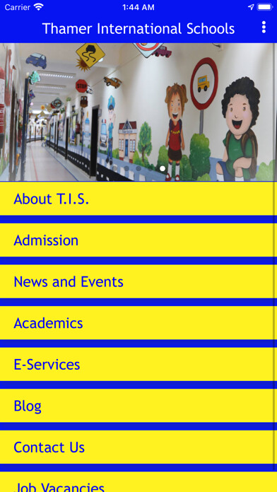 Emulate iPhone app Thamer International Schools using MyAndroid Emulate iPhone app Thamer International Schools using MyAndroid