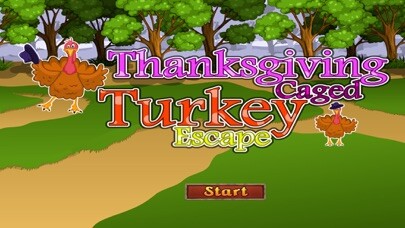 Emulate iPhone app Thanksgiving Caged Turkey Escape using MyAndroid