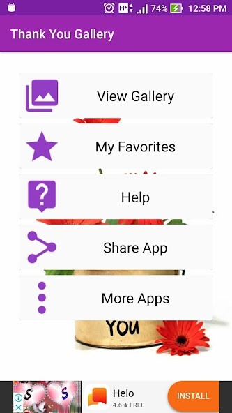 Run android online APK Thank You Gallery from MyAndroid or emulate Thank You Gallery using MyAndroid