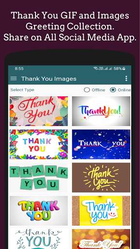 Run android online APK Thank You GIF & Images Collection. from MyAndroid or emulate Thank You GIF & Images Collection. using MyAndroid