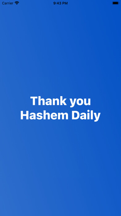 Emulate iPhone app Thank you Hashem using MyAndroid
