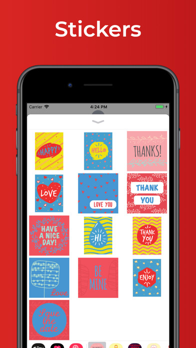 Emulate iPhone app Thank you - stickers & emoji using MyAndroid Emulate iPhone app Thank you - stickers & emoji using MyAndroid