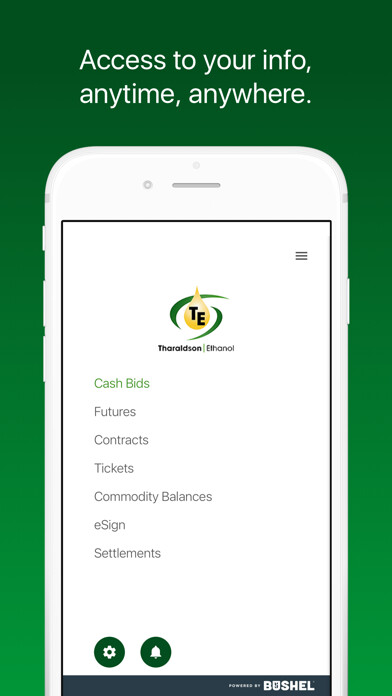 Emulate iPhone app Tharaldson Ethanol using MyAndroid