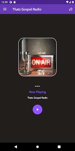 Run android online APK Thats Gospel Radio from MyAndroid or emulate Thats Gospel Radio using MyAndroid