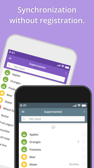 Emulate iPhone app That Shopping List using MyAndroid