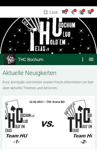 Run android online APK THC Bochum e. V. from MyAndroid or emulate THC Bochum e. V. using MyAndroid