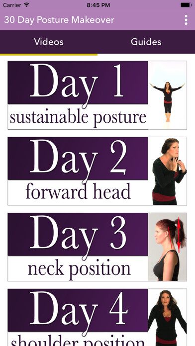 Emulate iPhone app The 30 Day Posture Makeover using MyAndroid Emulate iPhone app The 30 Day Posture Makeover using MyAndroid